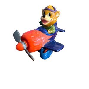Vintage 80s Disney Chip N Dale Rescue Rangers Toy Airplane McDonalds Tale Spin